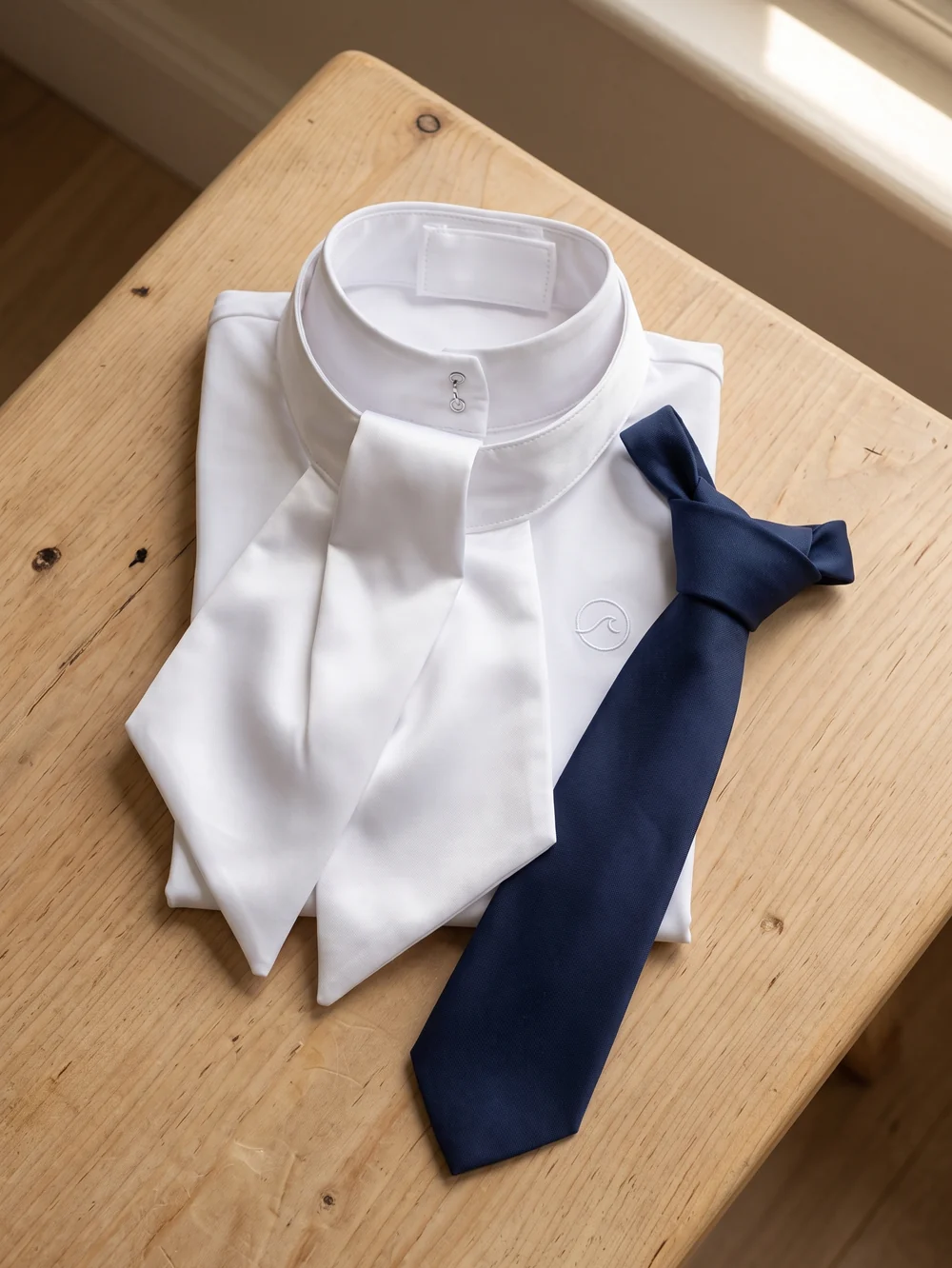 Plastrón y corbata de concurso