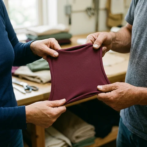 Tejido elástico en 4 direcciones para pantalones de montar