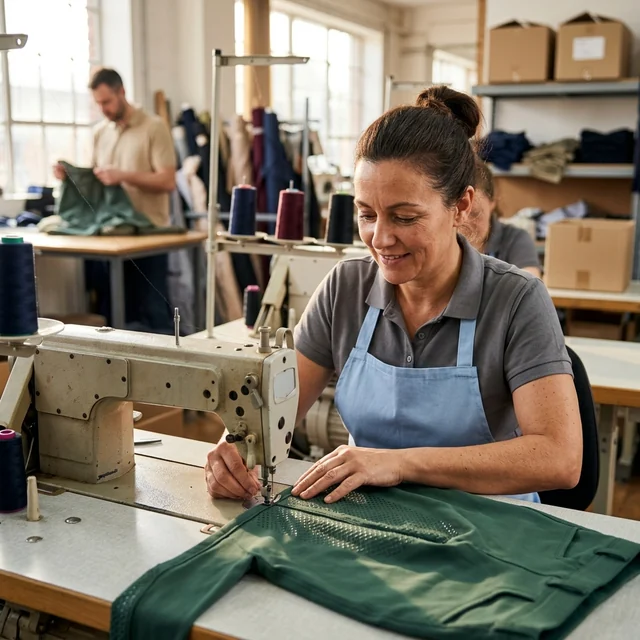 Pantalón de montar con grip en la línea de confección