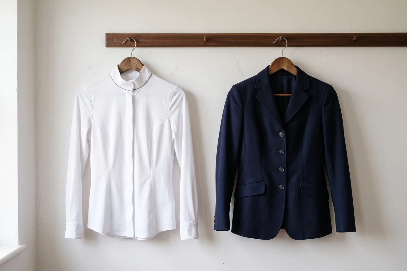 Camisa de concurso blanca