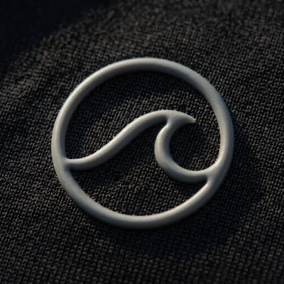 Logo de silicona en relieve