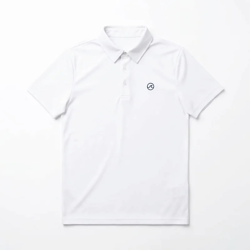 RE-PC-02, polo de competición, en blanco