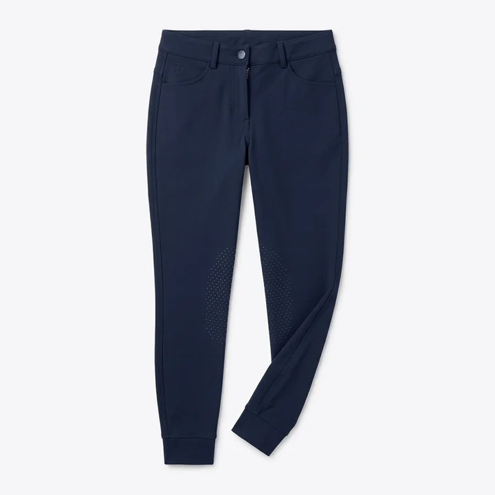RE-BR-02 · Breeches de mujer knee grip, foto de catálogo sobre fondo blanco