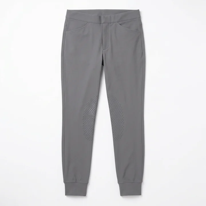 RE-BR-03 · Breeches de hombre knee grip, foto de catálogo sobre fondo blanco