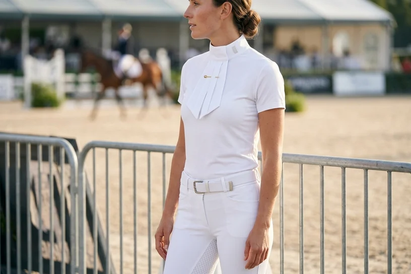 Breeches de concurso blancos