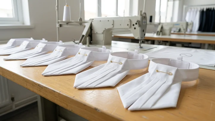 Plastrones en la línea de costura