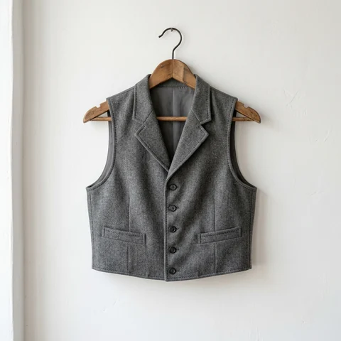Chaleco campero gris