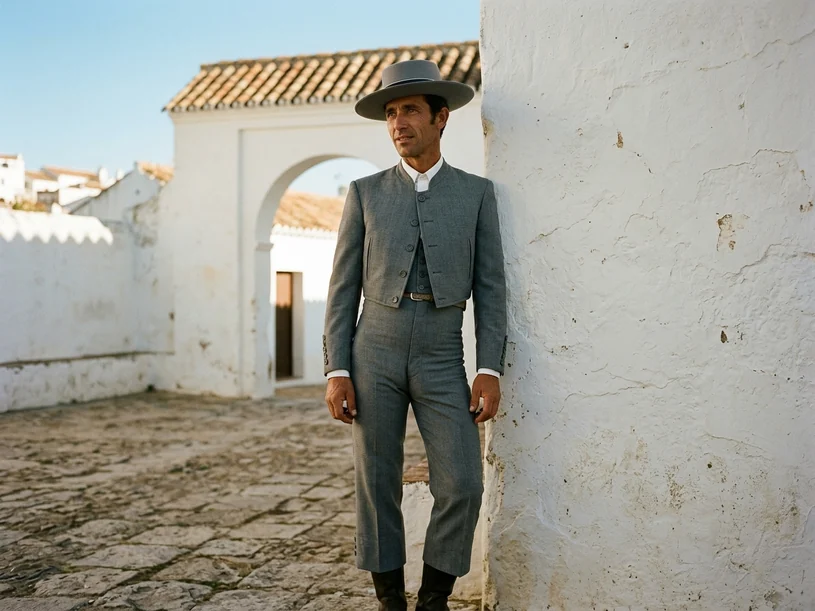 Traje corto campero de doma vaquera
