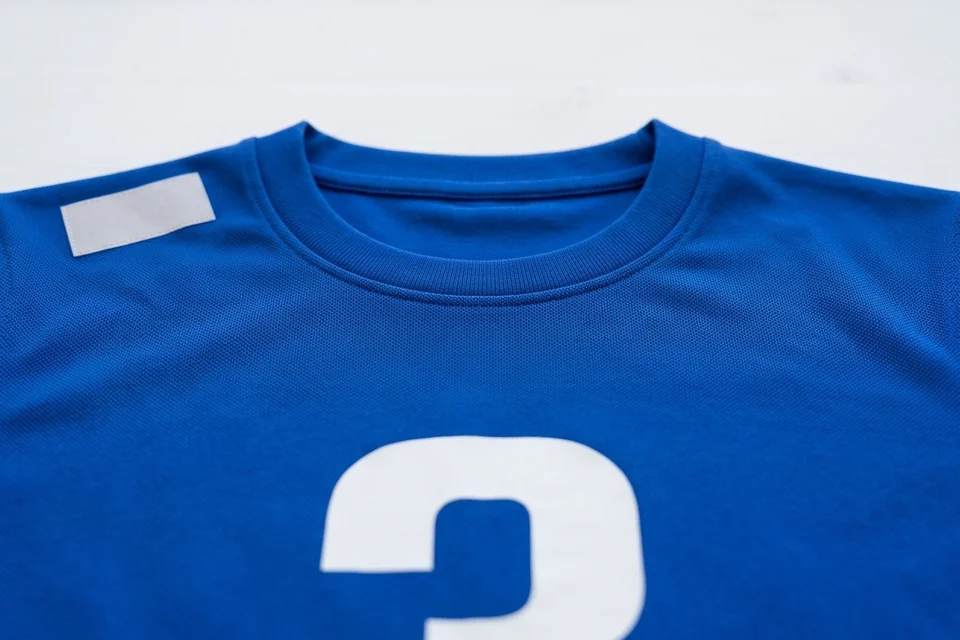 Cuello redondo de la camiseta de juego