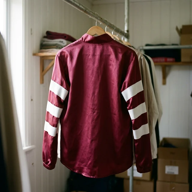 Chaquetilla de jockey de raso