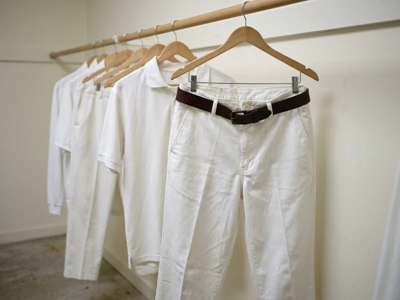 Pantalón blanco de partido de polo